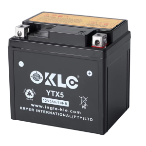 KLE YTX5 12V 5Ah/10HR Motorcycle Battery