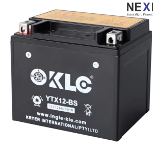 KLE YTX12 12V 12Ah/10HR Motorcycle Battery
