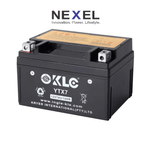 KLE YTX7 12V 7Ah/10HR Motorcycle Battery
