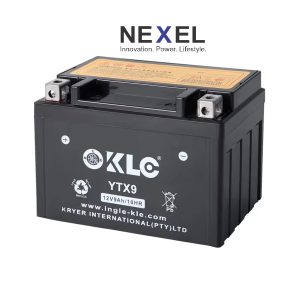 KLE YTX9 12V 9Ah/10HR Motorcycle Battery